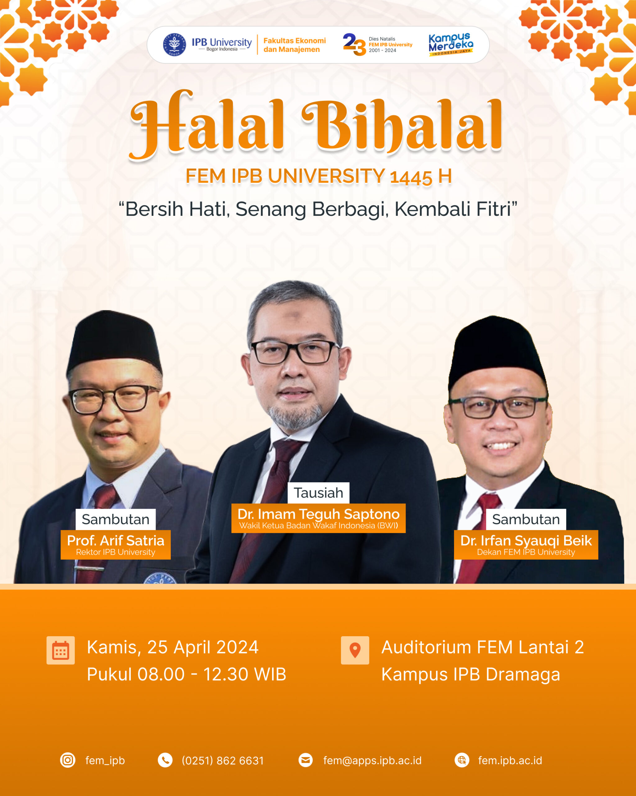 Halal Bihalal FEM 1445 Hijriah